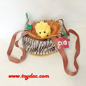Плюшевая сумочка в форме дерева с изображением животных