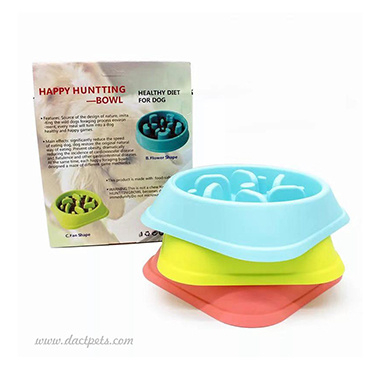 Водоворот&Nbsp;Форма лабиринта дизайн медленная кормушка миски для домашних животных