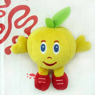 Зеленая плюшевая фруктовая игрушка