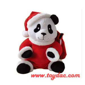 Плюшевая рождественская панда