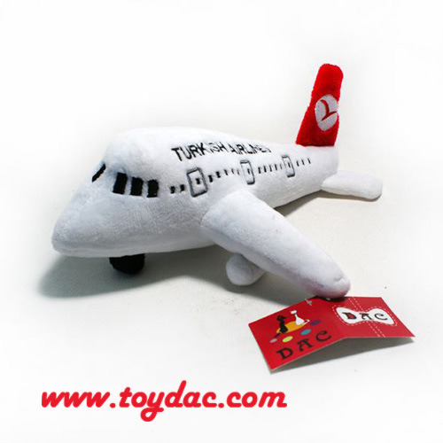 Плюшевая рекламная игрушка самолета