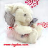 Плюшевая игрушка-ангелочек «Белый кролик»