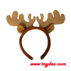 Плюшевая рождественская повязка для волос с оленями