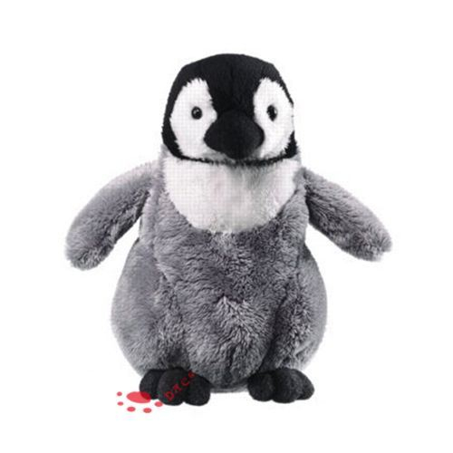 Мягкий плюшевый полярно-серый пингвин