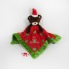 Плюшевая рождественская игрушка-снеговик в шляпе