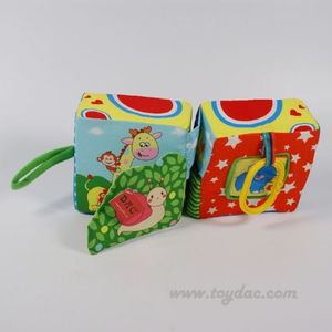Развивающая детская игрушка «Кубик из плюшевой ткани»