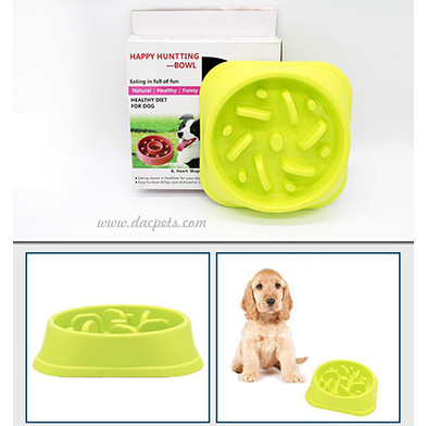 Водоворот&Nbsp;Форма лабиринта дизайн медленная кормушка миски для домашних животных