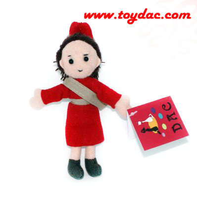 Плюшевый брелок для ключей в виде быка