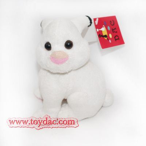 Плюшевая мини-игрушка-брелок с белым кроликом