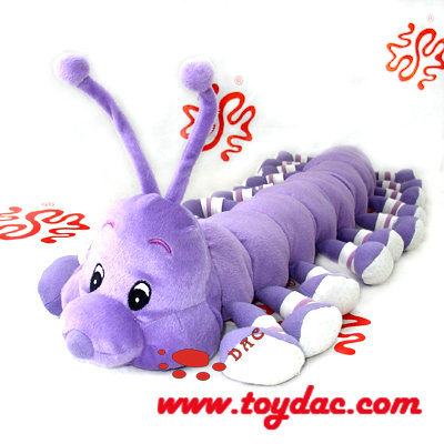 Фиолетовая плюшевая детская развивающая игрушка