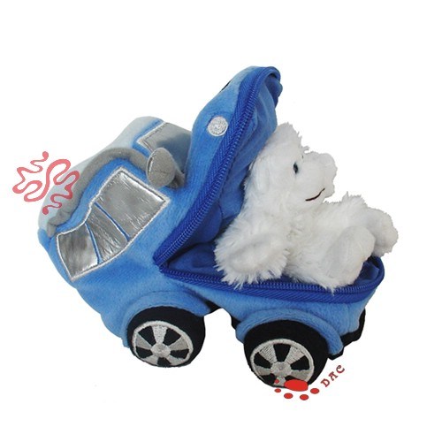 Мягкая игрушка для детей, плюшевая игрушка-автомобиль
