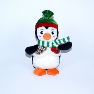 Плюшевое рождественское украшение Пингвин