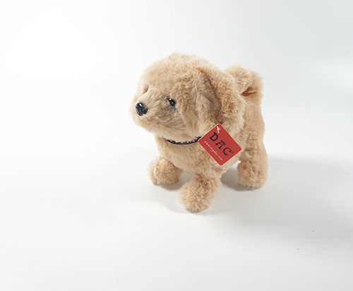 Плюшевый брелок для ключей с собакой на День святого Валентина