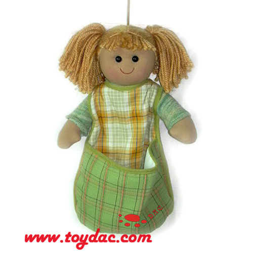 Плюшевая кукла из мягкой ткани цвета