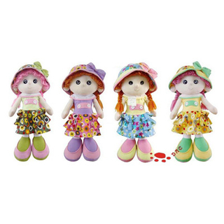 Мягкая игрушка-кукла с мультяшной одеждой