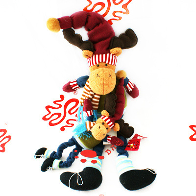 Хлопковое праздничное украшение, игрушка-брелок для ключей