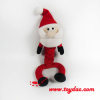 Плюшевая рождественская игрушка-снеговик в шляпе