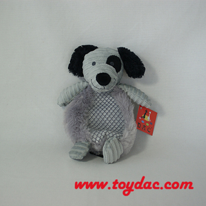 Серая мягкая игрушка для домашних животных со звуком колокольчика для собак