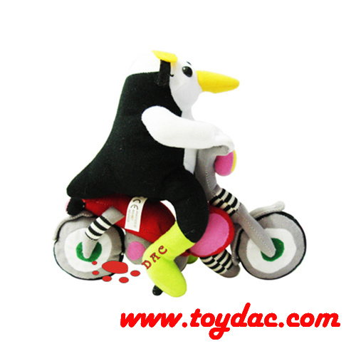 Плюшевая игрушка-пингвин с мультяшным животным