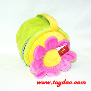 Плюшевая цветочная сумка для детей