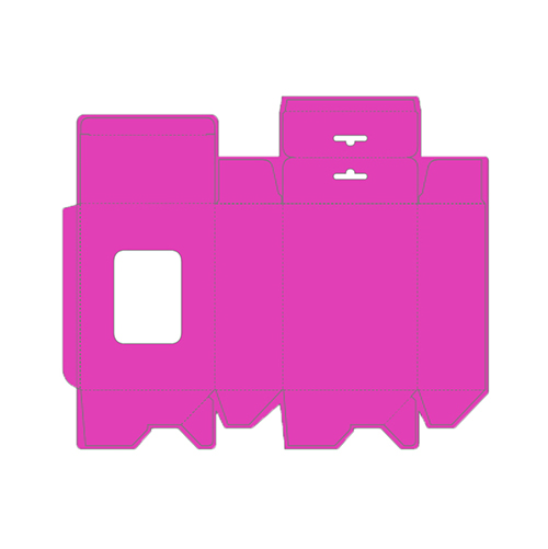 Цветная бумажная коробка игрушки для супермаркета 